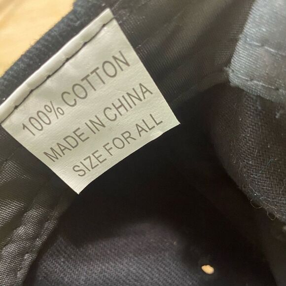 NRA Membership Adjustable Black Gold American Flag USA Freedom Hat Cap - Picture 3 of 3